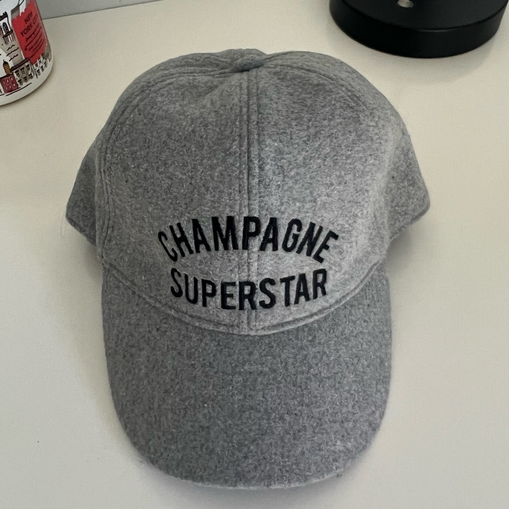 Wool Hat / Stylish cap “champagne superstar”